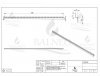 Balneo Listwa spadkowa przyścienna lewa 120 cm miedziana D0101040201-1